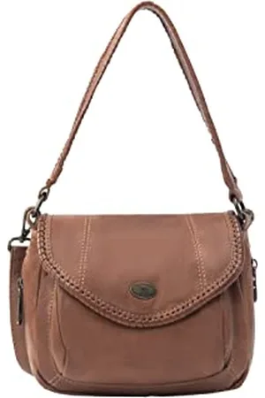 Dreimaster Sac à bandoulière en cuir Femme