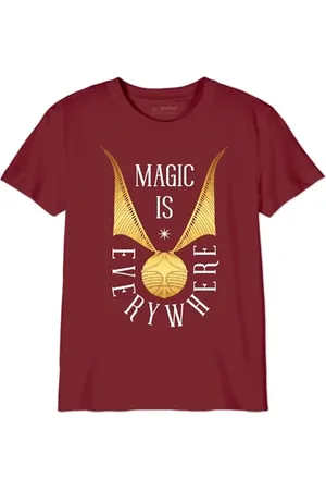 Harry Potter « Magic is Evertwhere » BOHAPOMTS160 T-Shirt Garçon, , Taille 8 Ans