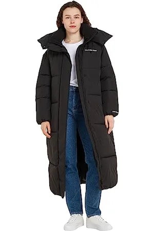 Calvin Klein Jeans Non Down Oversized Long Puffer J20J221888 Manteaux rembourrés, , 3XL Femme