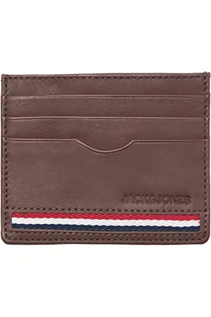 JACK & JONES Jacsilas Leather Cardholder, Porte-Cartes Homme, , Einheitsgröße