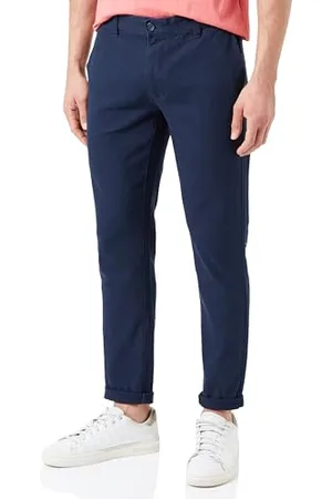 Only & Sons Onsmark Slim Tapered Dobby 0140 Pant Pantalon Chino, Blazer Bleu Marine, 28W x 34L Homme