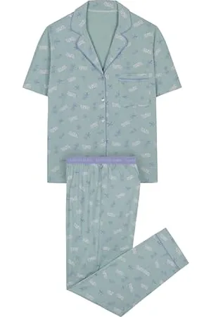 Women secret Pijama Camisero 100% Algodón La Vecina Rubia Ensemble, , M Femme