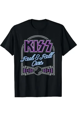 Kiss Rock & Roll en néon T-Shirt