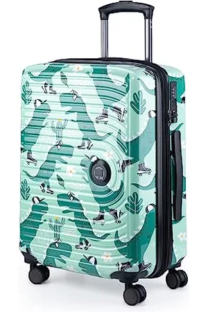 Hauptstadtkoffer Mitte - Bagage à Main 55X40X23, TSA, 4 Roulettes, Valise de Voyage, Valise Rigide, Valise à Roulettes, Valise Bagage à Main, Valise Bagage Cabine, Patineur Dinosaure