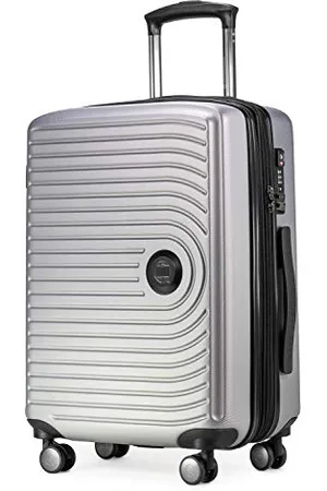 Hauptstadtkoffer Mitte - Bagage à Main 55X40X23, TSA, 4 Roulettes, Valise de Voyage, Valise Rigide, Valise à Roulettes, Valise Bagage à Main, Valise Bagage Cabine, Argent Mat