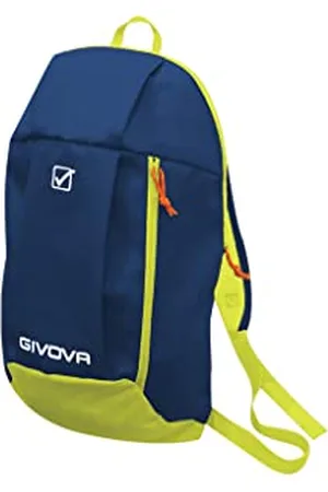 Givova Mochila Capo, Sac à Dos Mixte, Azul/Amarillo Neón, Taille Unique