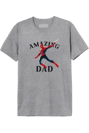 Marvel « Amazing Dad » MEMARCOTS310 T-Shirt Homme, , Taille XL