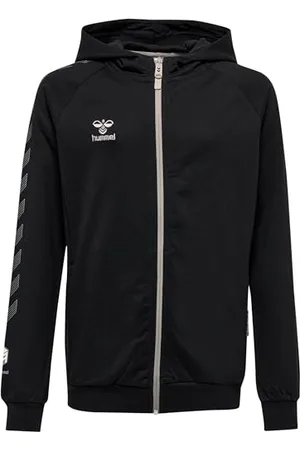 Hummel HmlMOVE Grid Cotton Sweat à Capuche zippé pour Enfant