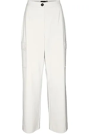 VERO MODA Vmsasie HR Wide Cargo Pant Noos Pantalons, , 42W x 32L Femme