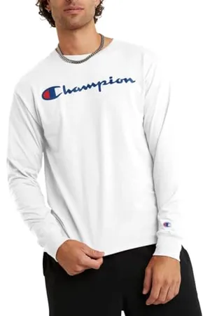 Champion T- Shirt Graphic Classic Jersey Ls, , M Homme