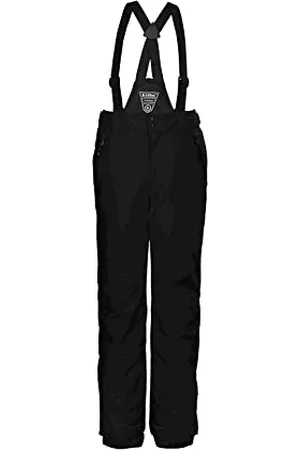 Killtec Fille Fille Pantalon de Ski/Pantalon Fonctionnel avec Plastron Amovible KSW 77 GRLS Ski PNTS, Schwarz, 116, 37258-000
