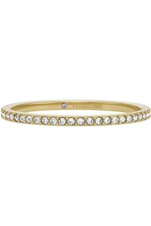 Fossil Bague All Stacked Up en acier inoxydable, doré, pour femme, JF046867107