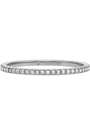 Fossil Bague All Stacked Up en acier inoxydable, pour femme, JF046870408