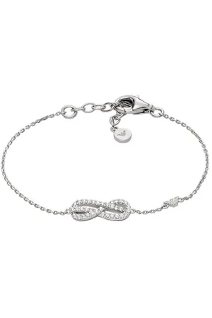 Emporio Armani Bracelet à pampilles en argent 925, pour femme, EG3598040