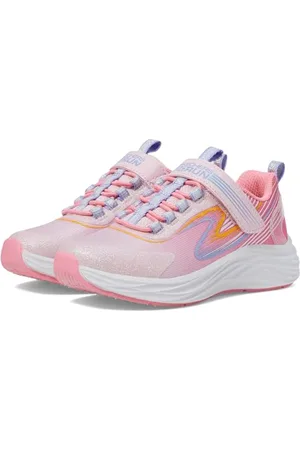 Skechers Girls Baskets, Light Pink Sparkle Mesh/Multi Trim, 43 EU