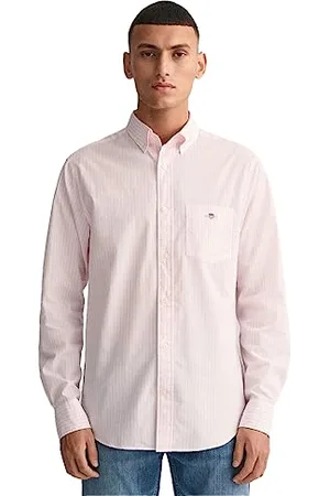 GANT Reg Stripe Long Sleeve Shirt L