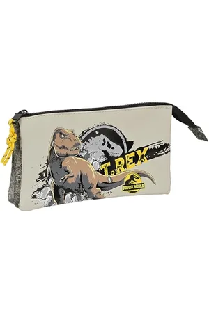 Safta Jurassic World Warning Trousse Triple pour Enfant, idéale pour Les Enfants d