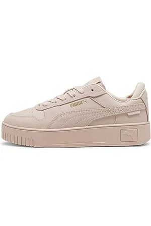PUMA Women Carina Street Sd Sneakers, Rose Quartz-Rose Quartz- Gold, 42 EU