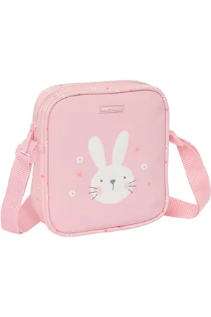 Safta PREESCOLAR BUNNY - Petit sac à bandoulière pour enfant, idéal pour les enfants de 5 à 14 ans, confortable et polyvalent, qualité et résistance, 16 x 4 x 18 cm, couleur , , Estándar