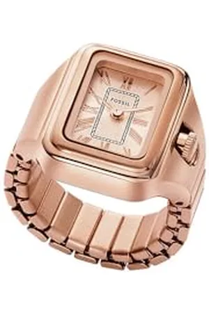 Fossil Raquel Montre Bague pour femme, mouvement à quartz avec bracelet en acier inoxydable