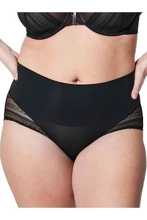 Spanx Illusion Lace Hi-Hipster Sous-vêtement Femme, Noir , S