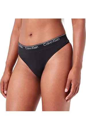 Calvin Klein String Femme Thong Élasthanne, , XL
