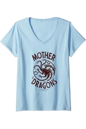 Game of Thrones Mother of Dragons T-Shirt avec Col en V