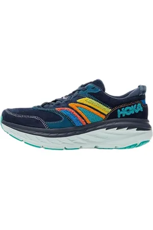 Hoka One One ONE ONE Bondi L Embroidery, Chaussures de randonnée Unisexe-Adultes, Outer Space/Atlantis, 44 EU