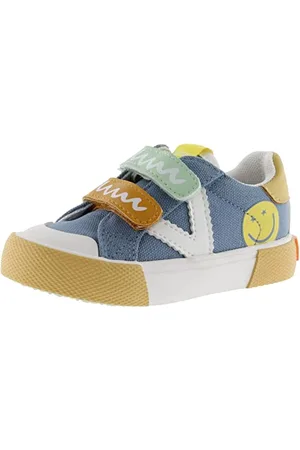 victoria Basket Basse Tribu Toile IMPRIMÉ Multicolore & Scratchs 34
