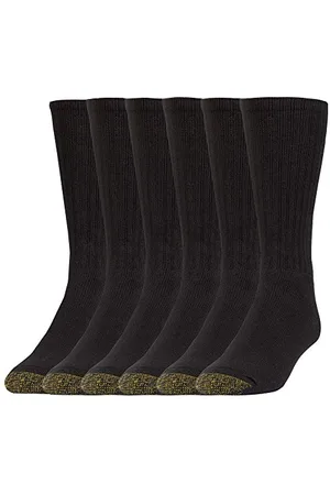 Gold Toe Harrington Crew Chaussettes multipaires décontractées, , L (Lot de 6) Homme
