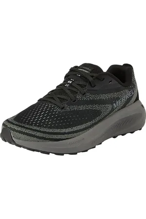Merrell Homme Morphlite Walking Shoe, Black/Asphalt, 46.5 EU
