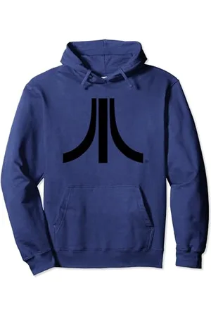 Atari Logo Black Vintage Classic Gaming Retro Fun Design Sweat à Capuche