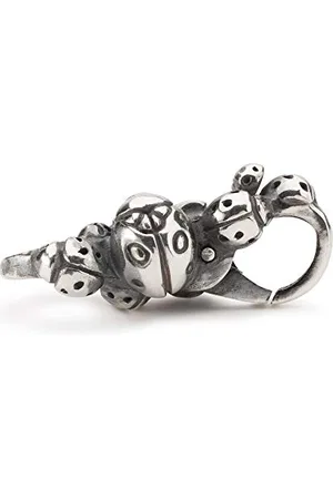 Trollbeads Fermoir coccinelle en argent, taille unique, Argent, Pas de gemme