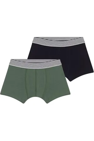 Petit Bateau A0A80 Caleçon Boxeur, , 2 Ans (Lot de 2) Garçon