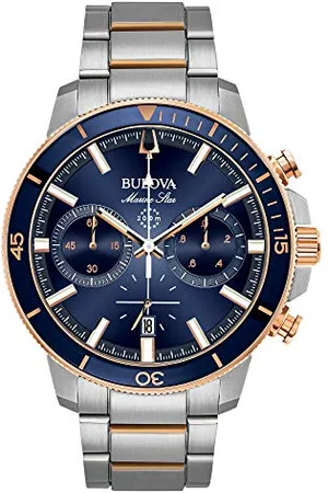 BULOVA Homme Analogique Quartz Montre avec Bracelet en Acier Inoxydable 98B301