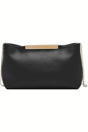 Fossil Pochette porte-monnaie rabat Penrose, en cuir de vachette lisse, pour femme, ZB11014001