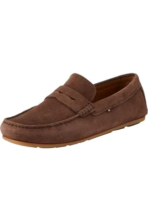 Tommy Hilfiger Mocassins Homme en Daim, Marron (Cocoa), 40