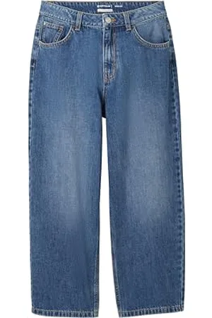 TOM TAILOR 1041052 Jean Coupe Baggy, 10110-Blue Denim, 140 Garçon