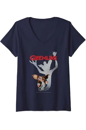 Gremlins Femme Gizmo Shadow T-Shirt avec Col en V