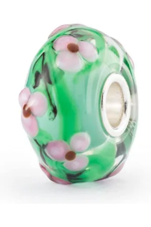 Trollbeads Perle en verre Motif jardin de roses enchantées TGLBE-20367, small, Verre, 0