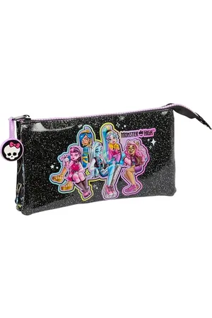 Safta Monster High - Trousse Triple pour Enfant, idéale pour Les Enfants d