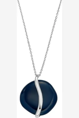 Skagen Collier pendentif Sofie , en verre de mer aux formes courbes, , pour femme, SKJ1809040