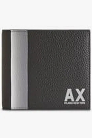 Armani Exchange Long Island, Bande latérale, Portefeuille bi-Pliable pour Homme, , Einheitsgröße