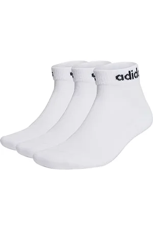 adidas HT3457 C LIN ANKLE 3P Socks Unisex white/black L
