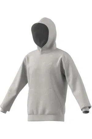 adidas Homme Seasonal Essentials Monogram Fleece Graphic Hoodie, , S