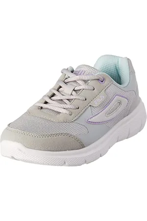 Fila Jumbler 2 Teens Chaussure de Course, Gris, Violet, orchidée, 36 EU