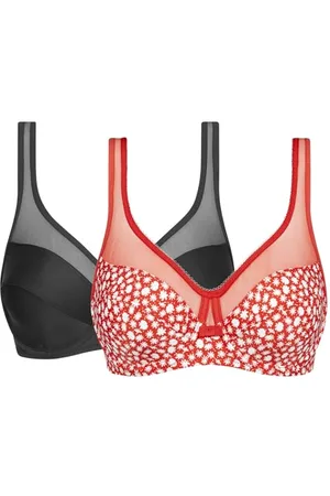 Dim Avec Armatures Generous Classique Maintien Parfait x2 Soutien-Gorge Femme, , 100D