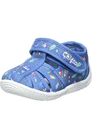 chicco Pantoufles pour Enfant, Chaussons pour la Crèche et la Maison, avec Fermeture Scratch Confortable, Conçues en Italie