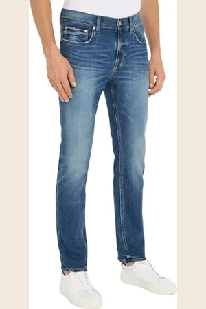 Tommy Hilfiger Jean Homme Denton Th STR Naples Straight Fit, Bleu (Naples), 28W/32L
