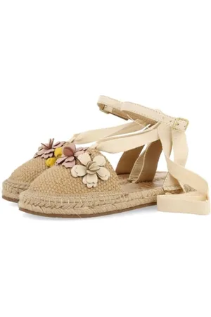 Gioseppo ESPADRILLES DE COULEUR EN CUIR AVEC ORNEMENT FLORAL POUR FILLE ET GARÇON PRESCOTT